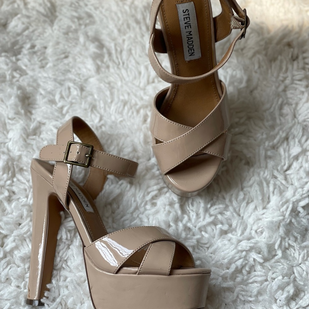 Steve Madden Platform Sandals Size 5.5